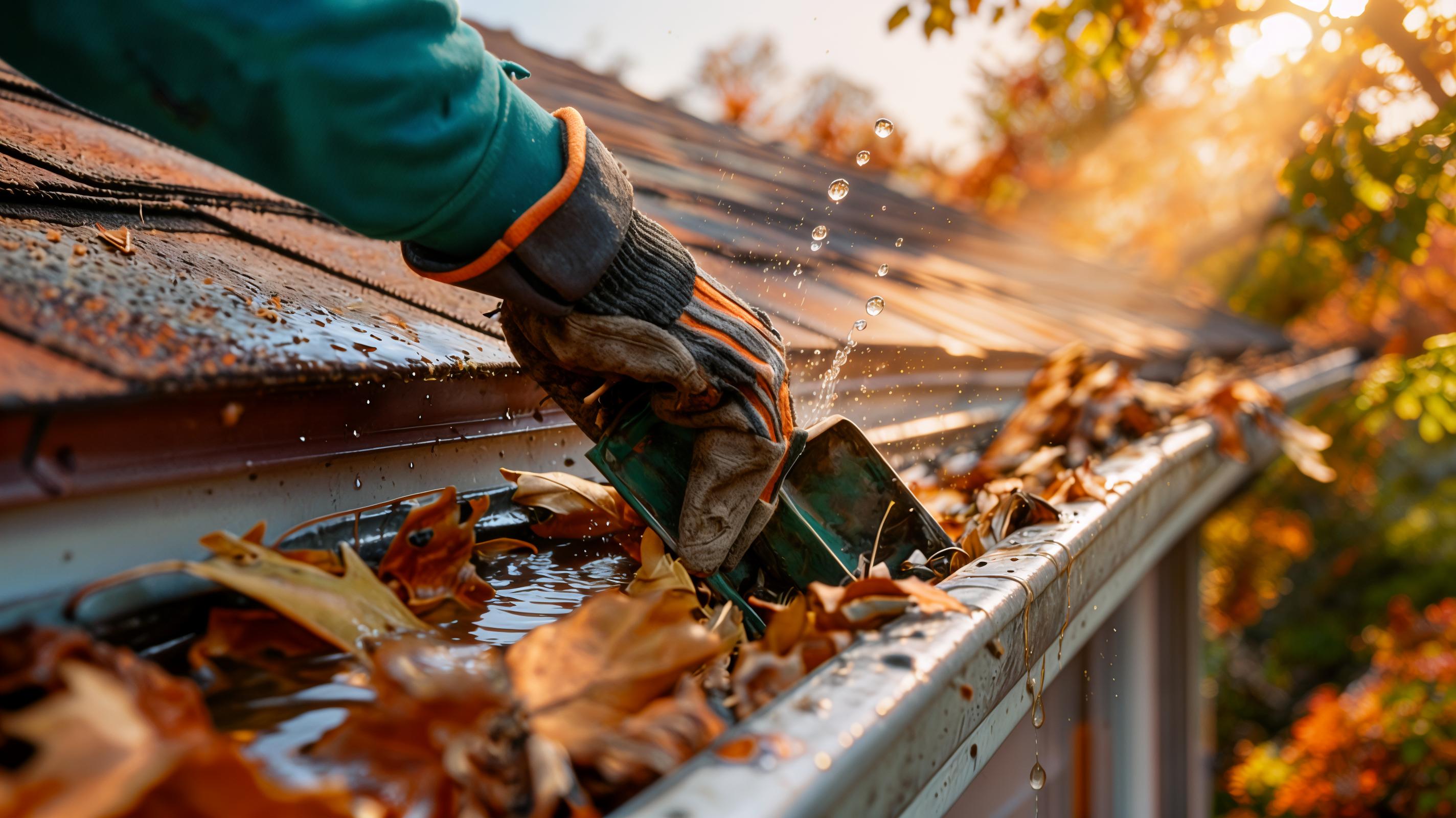 Gutter cleaning service